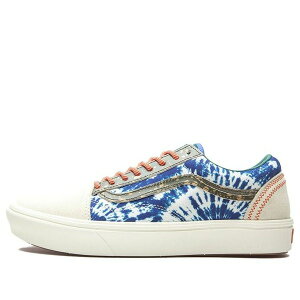 Vans �o���Y �����Y �X�j�[�J�[ �yVans Comfycush Old Skool Tie-dye 'Blue White' VN0A3WMA1S1�z �T�C�Y US_6.5(24.5cm)