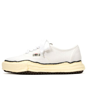 Maison MIHARA YASUHIRO �~�n�����X�q�� �����Y �X�j�[�J�[ �yMaison MIHARA YASUHIRO BAKER Vintage-Like OG Sole Canvas Low-top Sneaker 'White' A09FW735-WHT�z �T�C�Y US_10(28.0cm)