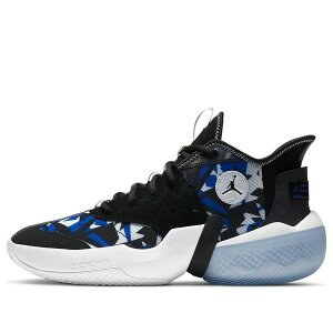 Air Jordan W[_ Y Xj[J[ yAir Jordan React Elevation PF 'Fractal Pattern - Black Racer Blue' CK6617-004z TCY US_10(28.0cm)