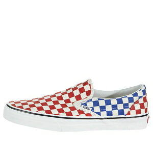 Vans �o���Y �����Y �X�j�[�J�[ �yVans Classic Slip-On 'Checkerboard' VN0A38F7QCS�z �T�C�Y US_M_4