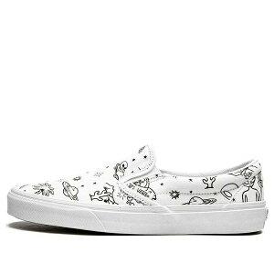 Vans �o���Y �����Y �X�j�[�J�[ �yVans Classic Slip-On 'Unidentified U-Paint' VN0A5JMHWHP�z �T�C�Y US_M_4