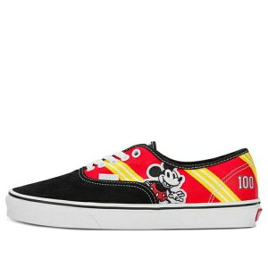 Vans �o���Y �����Y �X�j�[�J�[ �yVans X Disney Authentic 100th Anniversary 'Black Multi' VN0009PV448�z �T�C�Y US_5.5(23.5cm)