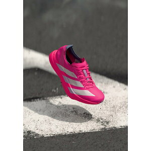 AfB_X Y tBbglX X|[c ADIZERO ADIOS PRO 4 - Road running shoes - shock pink/metallic/aurora plum