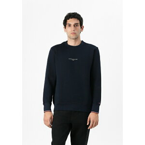 g~[ qtBK[ fB[X p[J[EXEFbgVc AE^[ LOGO TIPPED CREW NECK - Sweatshirt - desert sky