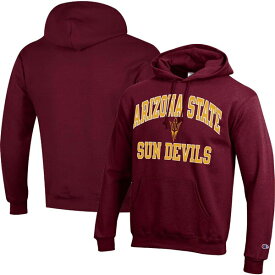 チャンピオン メンズ パーカー・スウェットシャツ アウター Arizona State Sun Devils Champion High Motor Pullover Hoodie Maroon