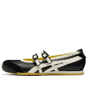 Onitsuka Tiger �I�j�c�J�^�C�K�[ ���f�B�[�X �X�j�[�J�[ Black/Cream �y(WMNS) Onitsuka Tiger Mexico 66 Tigress 'Black Cream' 1182A678-001�z �T�C�Y US_7.5(24.5cm)