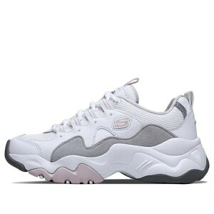 Skechers XPb`[Y fB[X Xj[J[ White/Grey y(WMNS) Skechers D'Lites 3.0 Low-top Running Shoes White/Pink/Gray 12955-WGPKz TCY US_6.5(23.5cm)