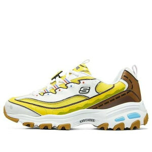 Skechers XPb`[Y fB[X Xj[J[ Yellow/Brown/White y(WMNS) Skechers Spongebob x D'Lites 'Yellow Brown' 896098-WYLz TCY US_5(22.0cm)