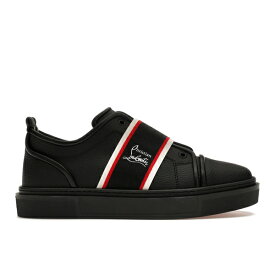 Christian Louboutin クリスチャン ルブタン メンズ スニーカー 【Christian Louboutin Adolescenza Sneaker】 サイズ EU_45(30.0cm) Black