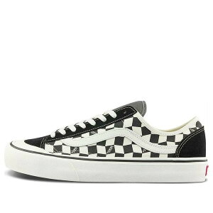 Vans �o���Y �����Y �X�j�[�J�[ �yVans Style 136 Decon Vr3 SF Casual Low Top Skateboarding Shoes Unisex Black White Grid VN0A4BX91KP�z �T�C�Y US_7.5(25.5cm)