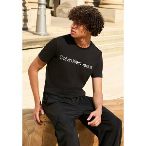 JoNC Y T_ V[Y CORE INSTITUTIONAL LOGO SLIM TEE - Print T-shirt - zwart
