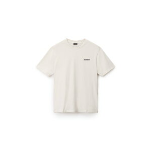 ips Y T_ V[Y SMALL BOX - Basic T-shirt - beige dimity