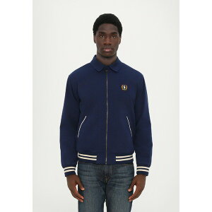 t[ Y WPbgu] AE^[ TRACK LINED - Bomber Jacket - newport navy