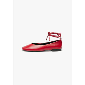 W fB[X pvX V[Y LEATHER - Ballet pumps - red