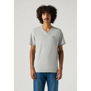 [oCX Y T_ V[Y ORIGINAL VNECK - Basic T-shirt - mid tone grey heather