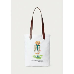 t[ Y T_ V[Y WIMBLEDON POLO BEAR SHOPPER TOTE UNISEX - Tote bag - ceramic white