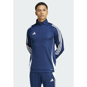 アディダス メンズ サンダル シューズ TIRO24 TRAINING TOP - Long sleeved top - team navy blue white