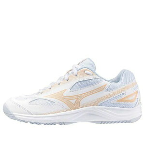 Mizuno �~�Y�m �����Y �X�j�[�J�[ �yMizuno Stealth Star 2 Jr 'White Orange' X1GC230700�z �T�C�Y US_6(24.0cm)