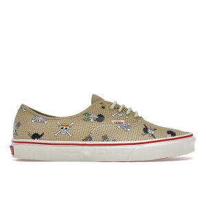 Vans �o���Y �����Y �X�j�[�J�[ �yVans Authentic One Piece Nami�z �T�C�Y US_10(28.0cm) Straw Hat Crew Natural/Multi