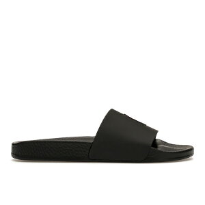 Polo Ralph Lauren �����t���[���� �����Y �X�j�[�J�[ �yPolo Ralph Lauren Signature Pony Slide Black Red�z �T�C�Y US_7(25.0cm) Black/Red