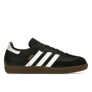 adidas �A�f�B�_�X �����Y �X�j�[�J�[ �yadidas Samba Leather Black White�z �T�C�Y US_6(24.0cm) Core Black/Cloud White/Core Black