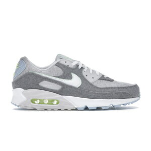 Nike �i�C�L �����Y �X�j�[�J�[ �yNike Air Max 90 Recycled Canvas�z �T�C�Y US_11(29.0cm) Vast Grey/Barely Volt-Celestine Blue-White
