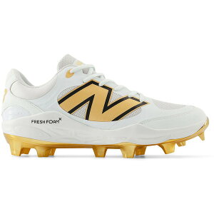 New Balance �j���[�o�����X �����Y �X�j�[�J�[ �yNew Balance Fresh Foam 3000v7 Molded White Metallic Gold�z �T�C�Y US_7.5(25.5cm) White/Metallic Gold