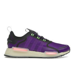 adidas �A�f�B�_�X �����Y �X�j�[�J�[ �yadidas NMD V3 Active Purple Signal Green�z �T�C�Y US_12.5(30.5cm) Active Purple/Core Black/Signal Green
