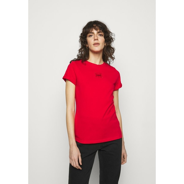 フューゴ レディース Tシャツ トップス THE SLIMTEE Print T-shirt red