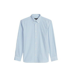 �}���R�|�[�� �����Y �V���c �g�b�v�X Stripe-pattern button-down shirt Blue