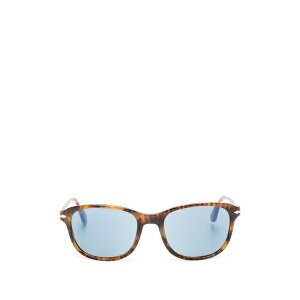 �y���\�� �����Y �T���O���X�E�A�C�E�F�A �A�N�Z�T���[ Tortoiseshell-effect square-frame sunglasses Brown