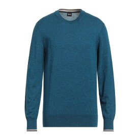 【送料無料】 ボス メンズ ニット&セーター アウター Sweaters Blue