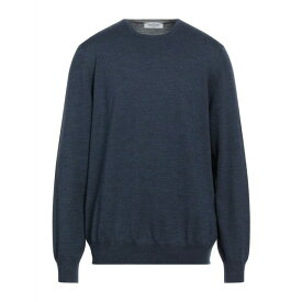 【送料無料】 グランサッソ メンズ ニット&セーター アウター Sweaters Navy blue