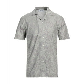 【送料無料】 グランサッソ メンズ シャツ トップス Shirts Grey