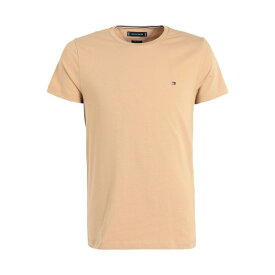 【送料無料】 トミー ヒルフィガー メンズ Tシャツ トップス T-shirts Camel