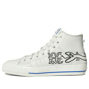 adidas �A�f�B�_�X �����Y �X�j�[�J�[ �yadidas x Keith Haring Nizza Hi RF 'Pop Art' EE9297�z �T�C�Y US_9(27.0cm)