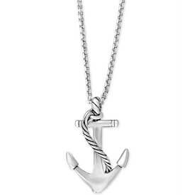 エフィー コレクション レディース ネックレス・チョーカー・ペンダントトップ アクセサリー EFFY&reg; Men's Anchor Pendant Necklace in Sterling Silver Silver