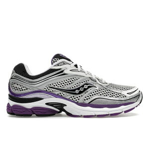 Saucony �T�b�J�j�[ �����Y �X�j�[�J�[ �ySaucony ProGrid Omni 9 White Black Silver Purple�z �T�C�Y US_7.5(25.5cm) Silver/Purple