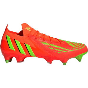 adidas �A�f�B�_�X �����Y �X�j�[�J�[ �yadidas Predator Edge.1 Low SG Solar Red Solar Green�z �T�C�Y US_9.5(27.5cm) Solar Red/Solar Green/Core Black