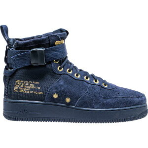 Nike iCL Y Xj[J[ yNike SF Air Force 1 Mid Obsidian Metallic Goldz TCY US_10(28.0cm) Obsidian/Black-Obsidian