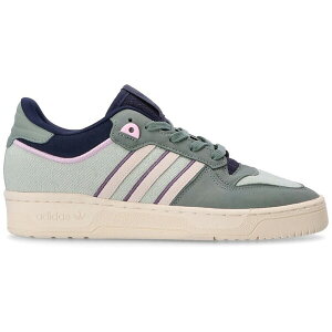 adidas AfB_X Y Xj[J[ yadidas Rivalry 86 Low Mellow Vibes Pack Linen Greenz TCY US_6(24.0cm) Linen Green/Cream White/Silver Green