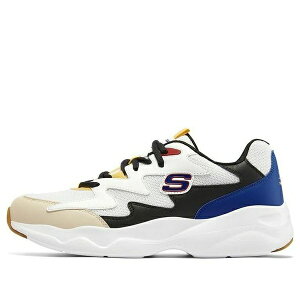 Skechers �X�P�b�`���[�Y �����Y �X�j�[�J�[ �ySkechers D'Lites Airy Low-Top Running Shoes Blue/White 894044-WMT�z �T�C�Y US_8(26.0cm)