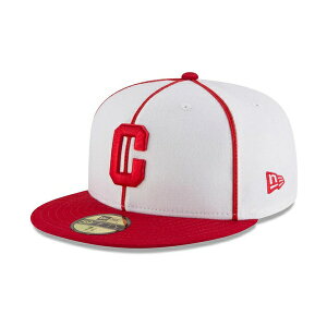 �j���[�G�� �����Y �X�q �A�N�Z�T���[ Men's White, Red Pittsburgh Crawfords Cooperstown Collection Turn Back The Clock 59FIFTY Fitted Hat White, Red