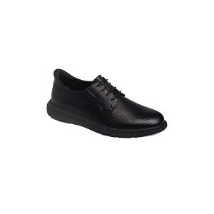 }[NWZtj[[N Y hXV[Y V[Y Men's Cloud Street Hands-Free Slip On Lightweight Leather Oxfords Black grainy leather/black