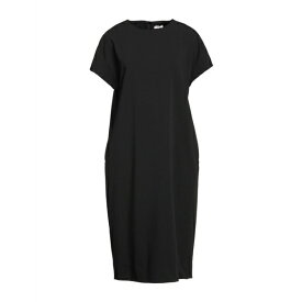 【送料無料】 ロッソピューロ レディース ワンピース トップス Midi dresses Black