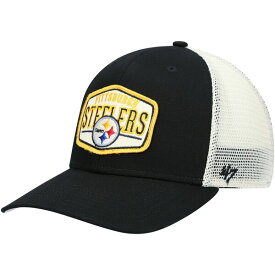 フォーティーセブン メンズ 帽子 アクセサリー Pittsburgh Steelers '47 Shumay MVP Snapback Hat Black