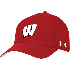 アンダーアーマー メンズ 帽子 アクセサリー Wisconsin Badgers Under Armour Airvent Performance Flex Hat Red