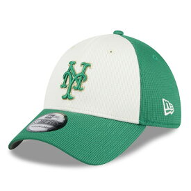 ニューエラ メンズ 帽子 アクセサリー New York Mets New Era 2024 St. Patrick's Day 39THIRTY Flex Fit Hat White/Green