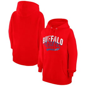 カールバンクス レディース パーカー・スウェットシャツ アウター Buffalo Bills G III 4Her by Carl Banks Women's Filigree Logo Pullover Hoodie Red