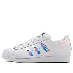 adidas �A�f�B�_�X �����Y �X�j�[�J�[ �yadidas Superstar J 'Iridescent' AQ6278�z �T�C�Y US_M_14